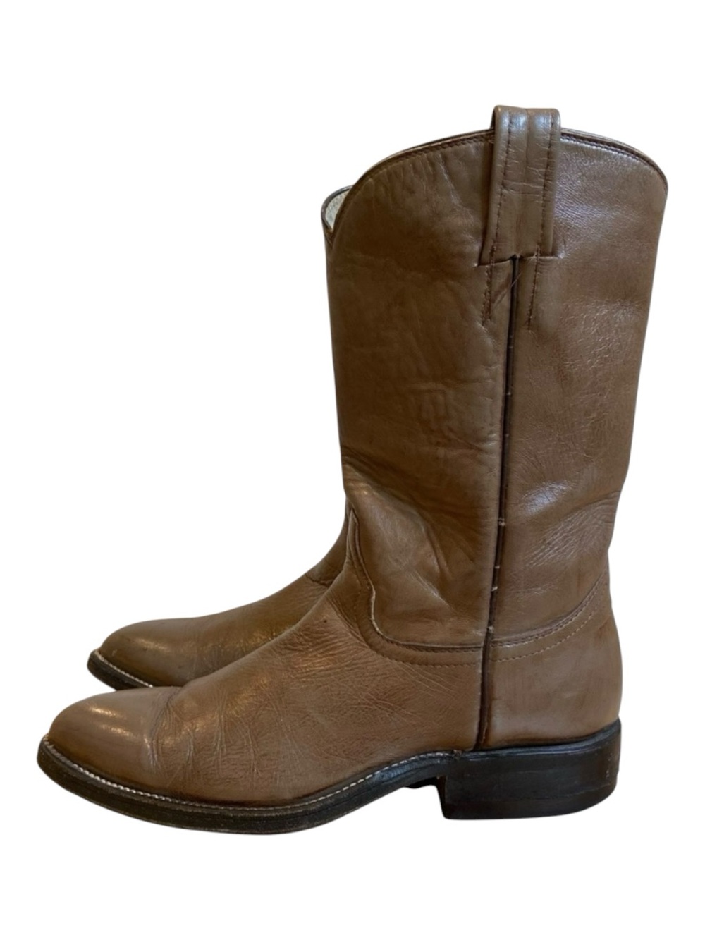 Botas bandidos ladies cowboy boots in genuine leather pointed toe brown green 6